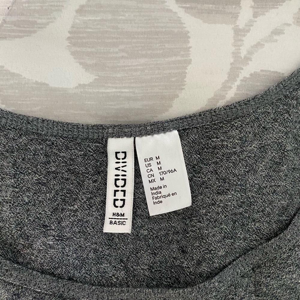 H&M basic gray tank - Picture 3 of 3